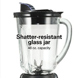 Wholesale-Hamilton Beach 53530-R/B Glass Jar Blender 48 Oz - CERTIFIED REFURBISHED-Blender-Electro Vision Inc