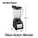 Wholesale-Hamilton Beach 53531-R/B Blender 48 oz Glass Jar - CERTIFIED REFURBISHED-Food Mixers & Blenders-Electro Vision Inc