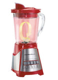 Wholesale-Hamilton Beach 58144 Blender & Chopper with 12 Functions - 40oz Glass Jar, 700W (Red)-Blender-Electro Vision Inc