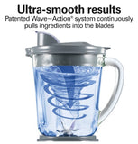Wholesale-Hamilton Beach 58153 Power Elite Blender with 40 oz. Glass Jar - Gray-Blender-Electro Vision Inc