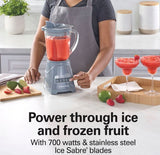 Wholesale-Hamilton Beach 58153 Power Elite Blender with 40 oz. Glass Jar - Gray-Blender-Electro Vision Inc