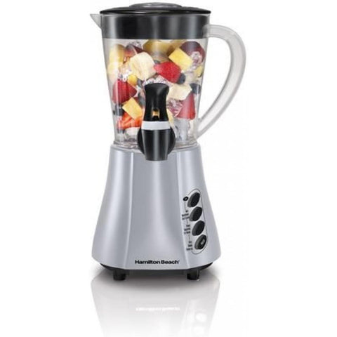 Wholesale-Hamilton Beach 58620CR Blender with Dispenser Plastic Jar, Metal Grey-Electro Vision Inc