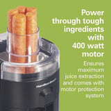 Wholesale-Hamilton Beach 67500 Juicer – Black 800W-Juicer-Electro Vision Inc
