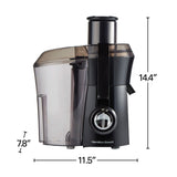 Wholesale-Hamilton Beach 67601 Big Mouth Juice Extractor 800 Watts, Wide Feed Chute-Juicer-Electro Vision Inc