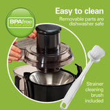 Wholesale-Hamilton Beach 67601 Big Mouth Juice Extractor – 800 Watts, Wide Feed Chute-Juicer-Electro Vision Inc