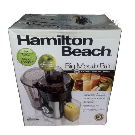 Wholesale-Hamilton Beach 67601 Big Mouth Juice Extractor – 800 Watts, Wide Feed Chute-Juicer-Electro Vision Inc
