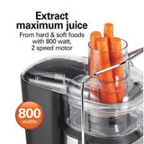 Wholesale-Hamilton Beach 67870 Juice Extractor - CERTIFIED REFURBISHED-Juice Extractor-Electro Vision Inc