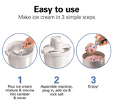 Wholesale-Hamilton Beach 68330 Ice Cream Maker 4 Qt-Kitchen Appliance-Electro Vision Inc