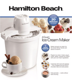 Wholesale-Hamilton Beach 68330 Ice Cream Maker 4 Qt-Kitchen Appliance-Electro Vision Inc