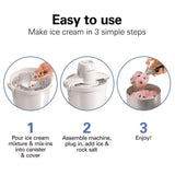 Wholesale-Hamilton Beach 68330 Ice Cream Maker 4qt Stainless Steel-Kitchen Appliance-Electro Vision Inc