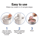 Wholesale-Hamilton Beach 68330 Ice Cream Maker 4qt Stainless Steel-Kitchen Appliance-Electro Vision Inc