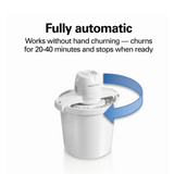 Wholesale-Hamilton Beach 68330 Ice Cream Maker 4qt Stainless Steel-Kitchen Appliance-Electro Vision Inc