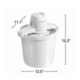 Wholesale-Hamilton Beach 68330 Ice Cream Maker 4qt Stainless Steel-Kitchen Appliance-Electro Vision Inc
