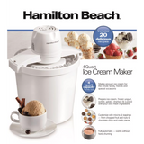 Wholesale-Hamilton Beach 68330 Ice Cream Maker 4qt Stainless Steel-Kitchen Appliance-Electro Vision Inc