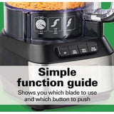 Wholesale-Hamilton Beach 70727-R/B Stack and Snap Food Processor 12 Cup - CERTIFIED REFURBISHED-Food Processor-Electro Vision Inc