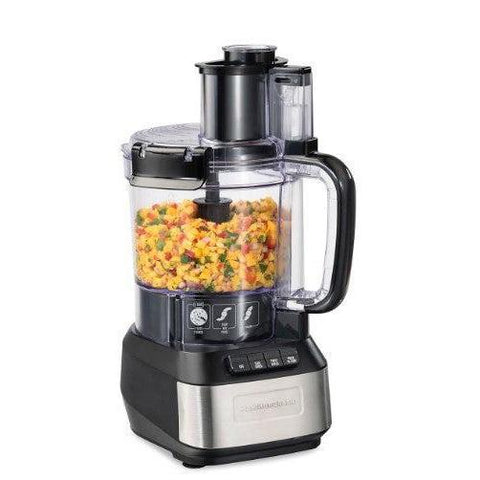 Wholesale-Hamilton Beach 70727-R/B Stack and Snap Food Processor 12 Cup - CERTIFIED REFURBISHED-Food Processor-Electro Vision Inc