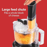 Wholesale-Hamilton Beach 70743-R/B Food Processor 8 Cup - CERTIFIED REFURBISHED-Food Processor-Electro Vision Inc