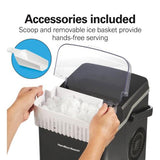 Wholesale-Hamilton Beach 86151 Portable Countertop Ice Maker-Ice Maker-Electro Vision Inc