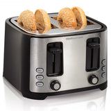 Wholesale-Hamilton Beach H24633 Extra-Wide Slot Toaster - 4 Slice-Toaster-Electro Vision Inc