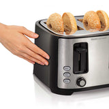 Wholesale-Hamilton Beach H24633 Extra-Wide Slot Toaster - 4 Slice-Toaster-Electro Vision Inc