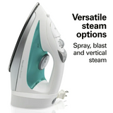 Wholesale-Hamilton Beach Retractable Cord Iron Model 14212-Iron-Electro Vision Inc