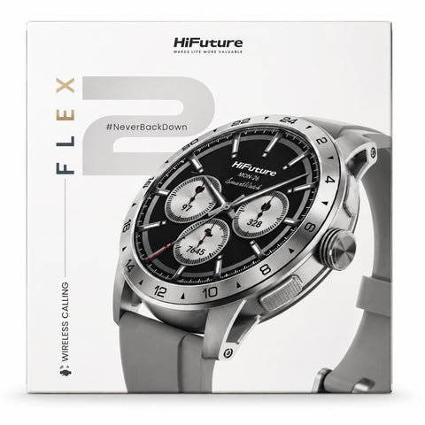 Wholesale-HiFuture Flex2 Smart Watch - Silver-Smart watch-Electro Vision Inc