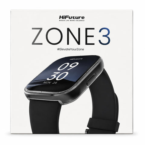 Wholesale-HiFuture Zone 3 Smart Watch - Black-Smart watch-Electro Vision Inc