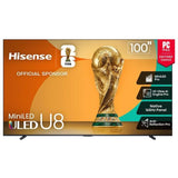 Wholesale-Hisense 100QD65QF Class U8 Series Mini LED ULED 4K Google TV 100"-television-Electro Vision Inc
