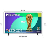 Wholesale-Hisense 40QD4QF Class QD4 Series Hi-QLED Full HD 1080P Smart Fire TV 40"-Smart TV-Electro Vision Inc