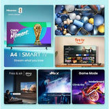 Wholesale-Hisense 43A4NF Class A4 Series Full HD Fire TV 43"-Fire TV-Electro Vision Inc