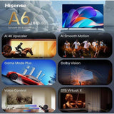 Wholesale-Hisense 43A6SV Class A6 Series Full HD Vidaa TV 43"-television-Electro Vision Inc