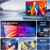 Wholesale-Hisense 43A7NF Class A7 Series LCD 4K Fire TV 43"-Smart TV-Electro Vision Inc