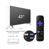 Wholesale-Hisense 43H4030F1 FHD LED Roku Smart TV H4030F Series 43" 1080p-Smart TV-Electro Vision Inc