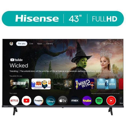 Wholesale-Hisense 43H40G Full HD Smart Google TV 43" FHD - Resolution-Smart TV-Electro Vision Inc