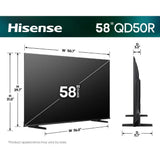 Wholesale-Hisense 58QD5OR Class QD58R Series QLED Roku 58" Smart TV-Smart TV-Electro Vision Inc