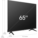 Wholesale-Hisense 65A6H - 65" Class A6 Series LED 4K UHD Smart Google TV-Smart TV-Electro Vision Inc