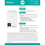 Wholesale-Hisense AP55023HR1GD Portable Air Conditioner 8,000 BTU-Electro Vision Inc