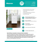 Wholesale-Hisense ART2691084 Portable Air Conditioner with Dual Hose and Inverter 8000 BTU-Portable AC-Electro Vision Inc