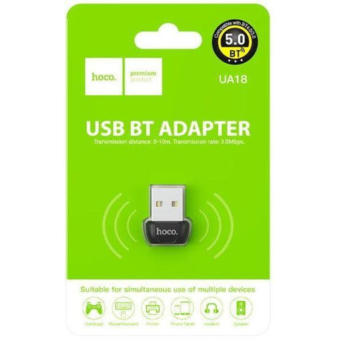 Wholesale-Hoco UA18 USB 5.0 Bluetooth Adapter-Bluetooth Adapter-Electro Vision Inc