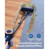 Wholesale-Homeika H01628KBLK Pro Version Cordless Stick Vacuum 28k Black-Vacuum-Electro Vision Inc