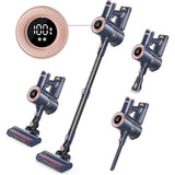 Wholesale-Homeika H01628KBLK Pro Version Cordless Stick Vacuum 28k Black-Vacuum-Electro Vision Inc