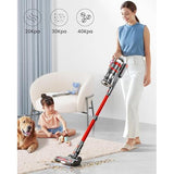Wholesale-Hompany SV13Red Smart Vac 13 Cordless Vacuum Cleaner Red-Electro Vision Inc