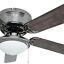 Wholesale-Hugger AL383LEDGM Gunmetal Ceiling Fan - LED 52"-Electro Vision Inc