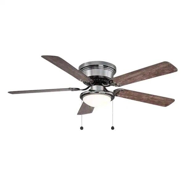 Wholesale-Hugger AL383LEDGM Gunmetal Ceiling Fan - LED 52"-Electro Vision Inc
