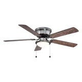Wholesale-Hugger AL383LEDGM Gunmetal Ceiling Fan - LED 52"-Electro Vision Inc