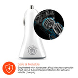 Wholesale-HyperGear 14268 Quad USB Car Carger White-Electro Vision Inc