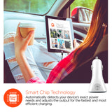 Wholesale-HyperGear 14268 Quad USB Car Carger White-Electro Vision Inc