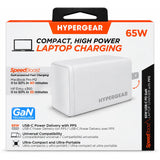 Wholesale-HyperGear 15876 SpeedBoost 65W USB-C PD GaN Laptop Charger - White-Laptop Charger-Electro Vision Inc