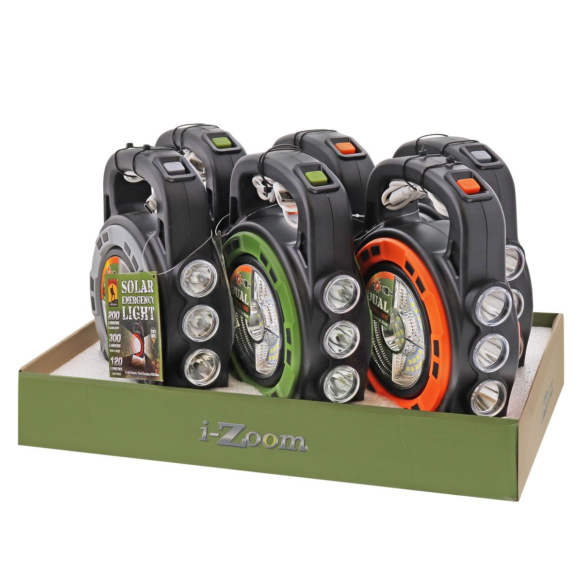 Wholesale-I-Zoom ODRL5006 Solar Rechargeable Anywhere Light-Electro Vision Inc