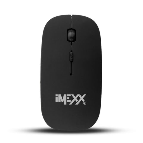 Wholesale-IMEXX 26302 MOUSE WIRELESS 2.4GHZ MOUSE ULTRA SLIM BLACK-Electro Vision Inc